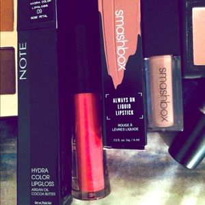 2 lip note & smashbox